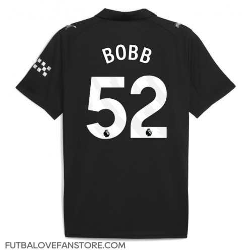 Manchester City Oscar Bobb #52 Vonkajší futbalový dres 2025-26 Krátky Rukáv Manchester City Oscar Bobb #52 Vonkajší futbalový dres 2025-26 Krátky Rukáv